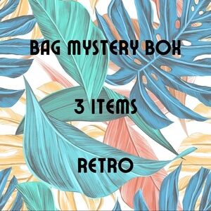 Purse Mystery Box Retro Woven Straw Contains 3 Bags